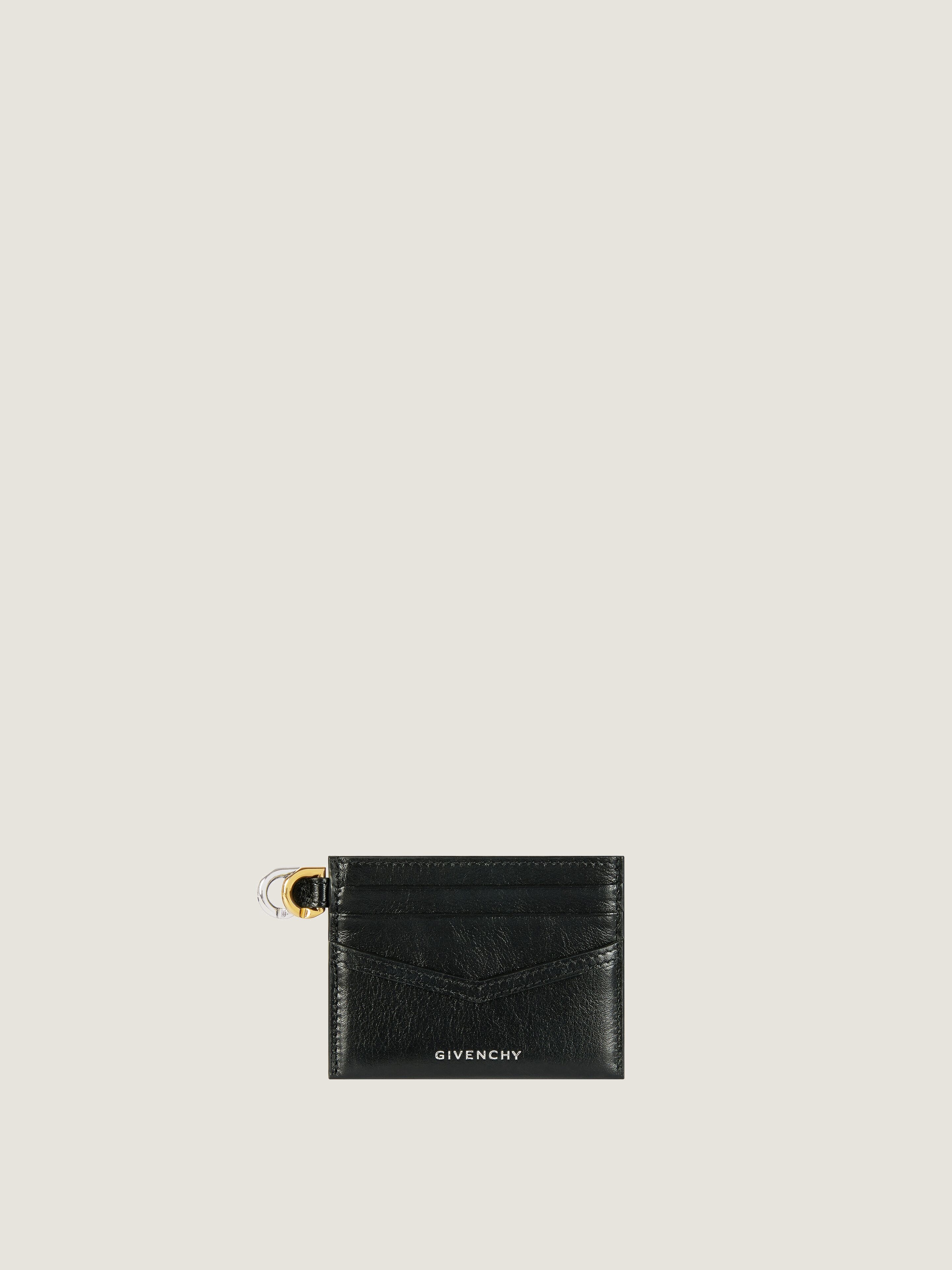 Voyou card holder in leather